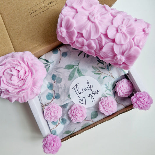 Peony and Blush Suede Fragrance Box